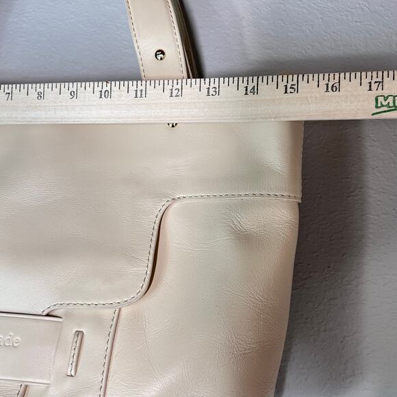 Kate Spade Malea Savona cream leather zip top tote - Picture 9 of 11